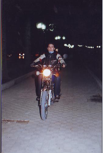 avec ma belle moto